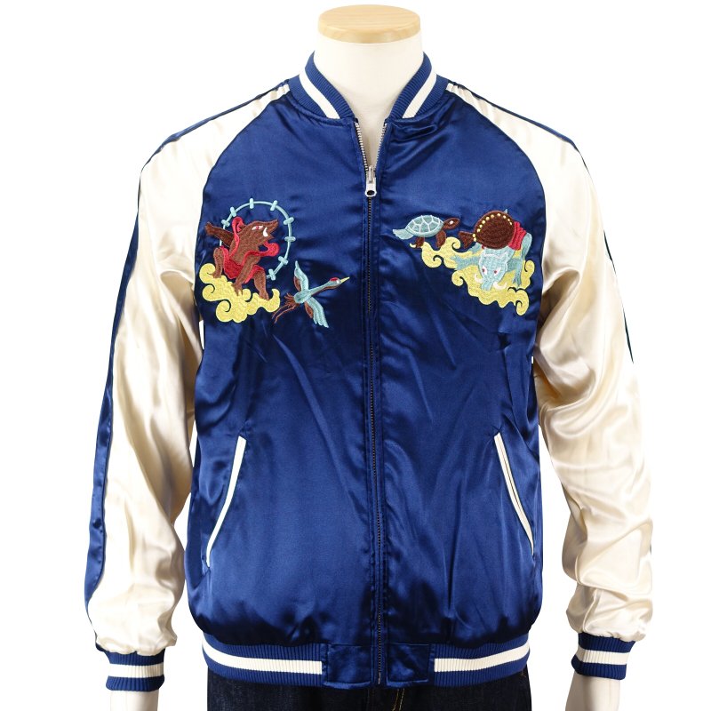 猪奮迅刺繍スカジャン GFSJ-001【ごちゃふるワールド × SwitchPlanning】