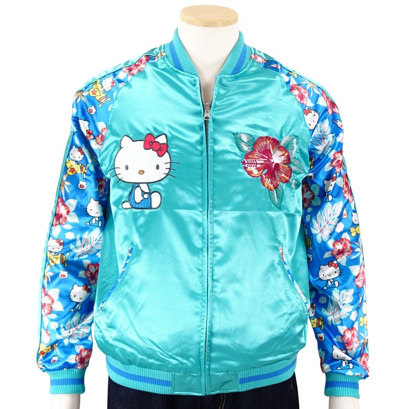 hKSJ-504 ハローキティプリント袖スカジャン