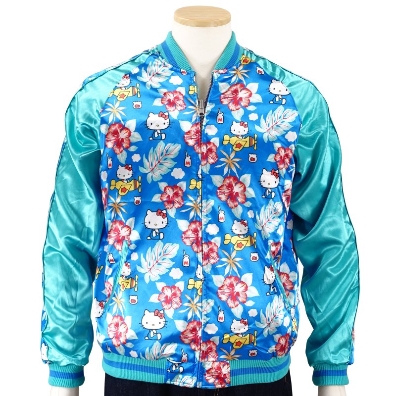 hKSJ-504 ハローキティプリント袖スカジャン
