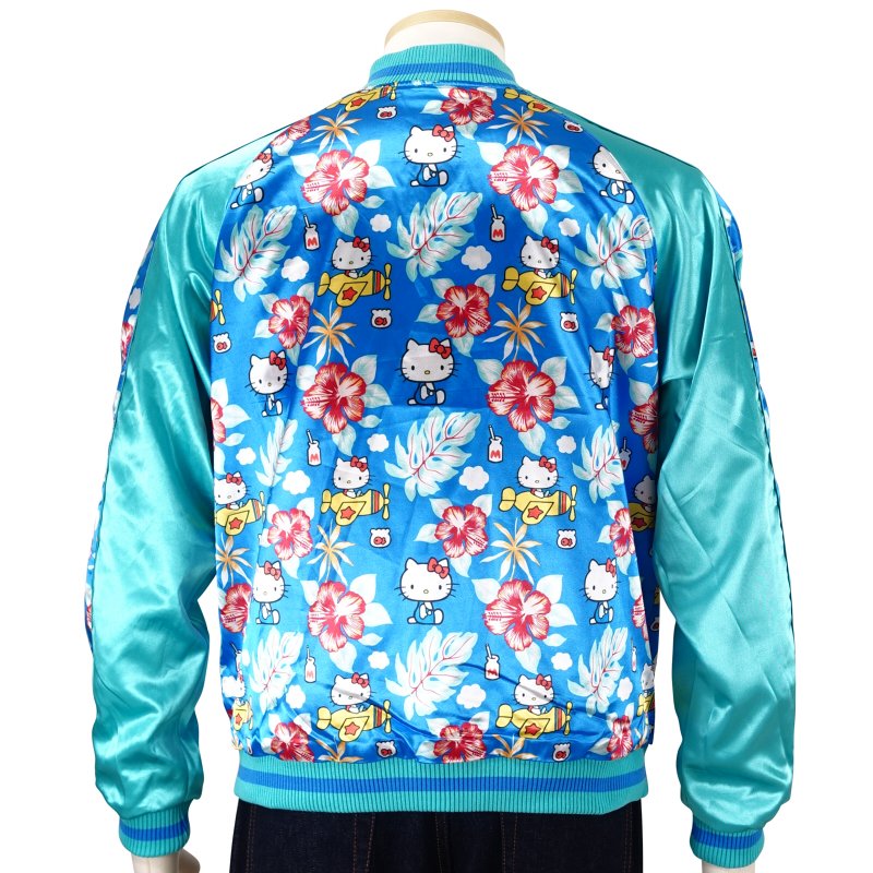 hKSJ-504 ハローキティプリント袖スカジャン