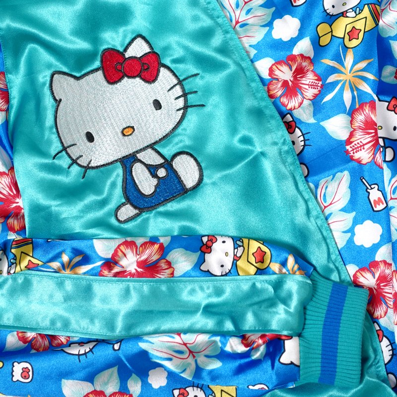 hKSJ-504 ハローキティプリント袖スカジャン