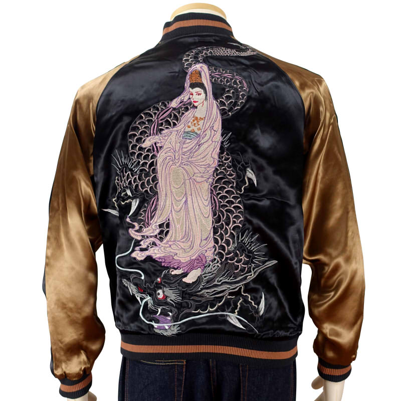 JSKJ-512 龍頭観音刺繍スカジャン