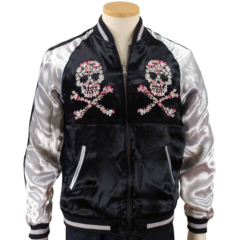 JSKJ-515 桜髑髏刺繍スカジャン