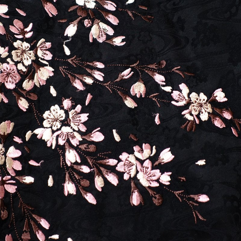 LS-003 桜刺繍刺繍ジャガードシャツ