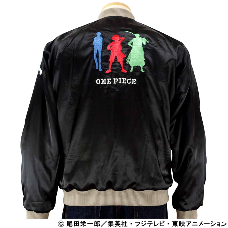 6/15 on sale ルフィ・ゾロ・サンジ刺繍スカジャン OPSJ-101 ONE PIECE × Switch Planning