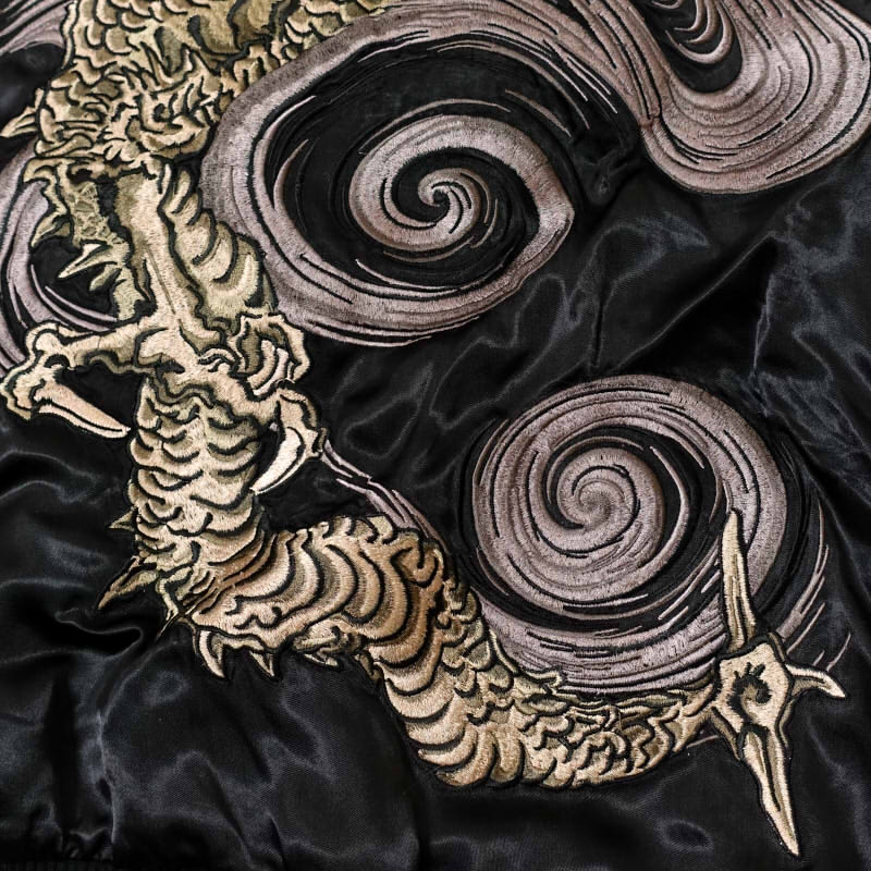 SKJ-002 渦龍刺繍スカジャン