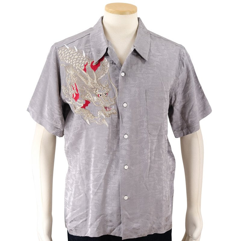 SS-003 龍刺繍ジャガードシャツ