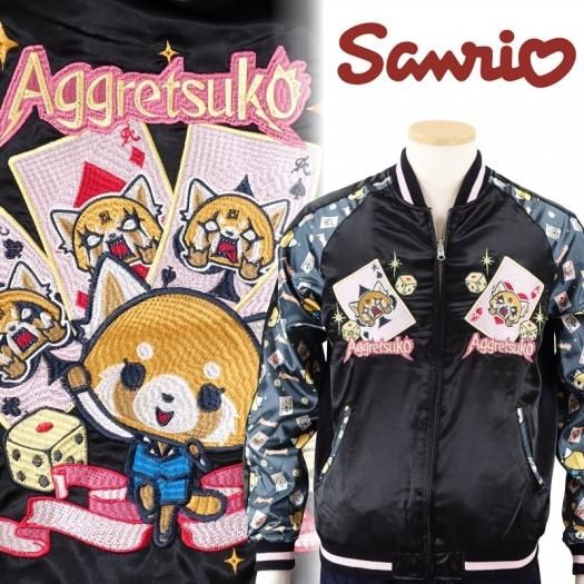 ARSJ-003 烈子&トランププリント袖スカジャン サンリオ×Switch Planning