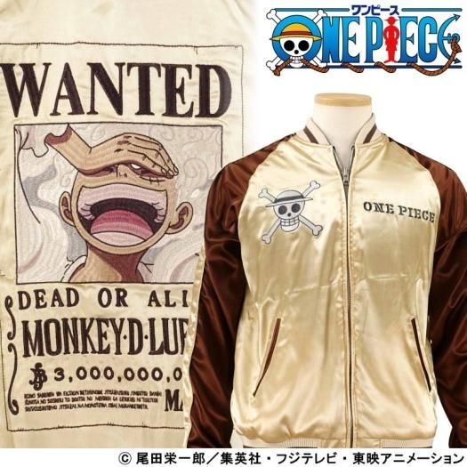 6/15 on sale ルフィ手配書刺繍スカジャン OPSJ-501 ONE PIECE × Switch Planning
