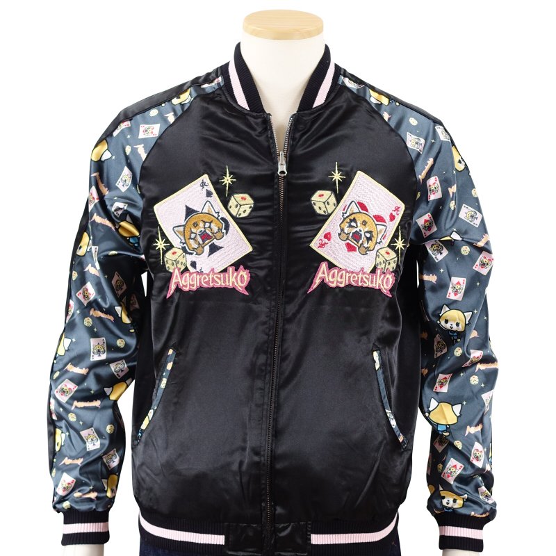 ARSJ-003 烈子&トランププリント袖スカジャン サンリオ×Switch Planning