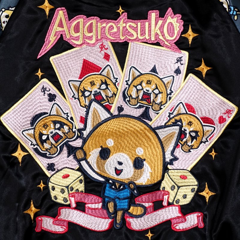 ARSJ-003 烈子&トランププリント袖スカジャン サンリオ×Switch Planning