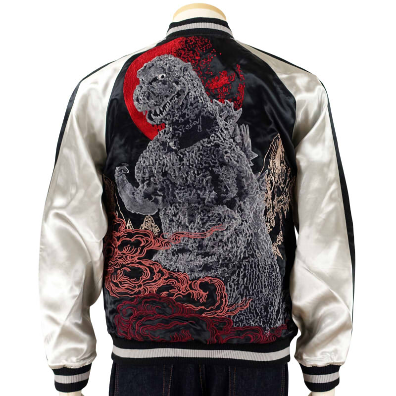 GZSJ-101 ゴジラ刺繍スカジャン ゴジラ×スイッチプランニング