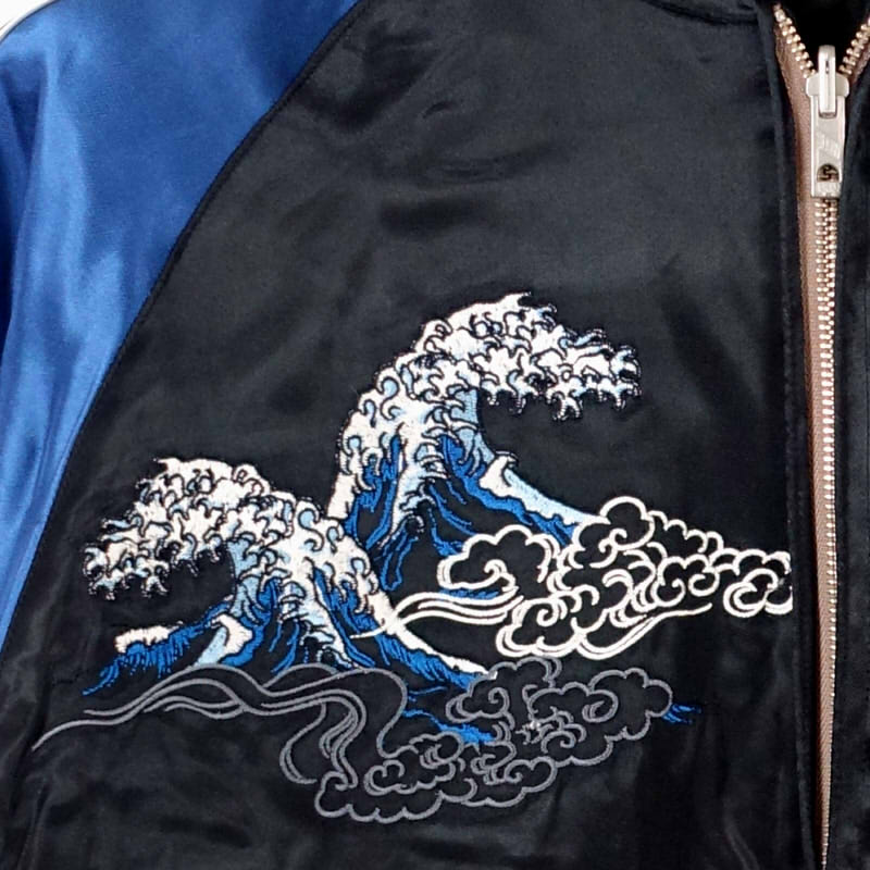 GZSJ-103 ゴジラ-1.0刺繍スカジャン ゴジラ×スイッチプランニング