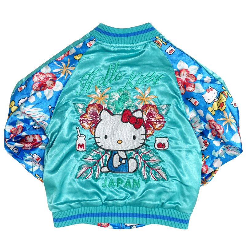 hKSJ-504K ハローキティプリント袖スカジャン