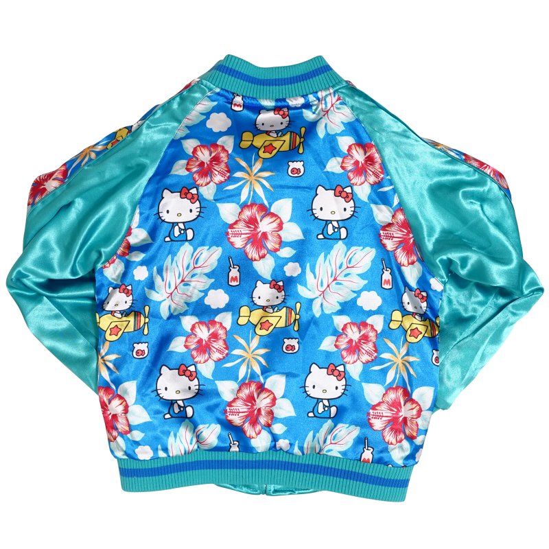 hKSJ-504K ハローキティプリント袖スカジャン