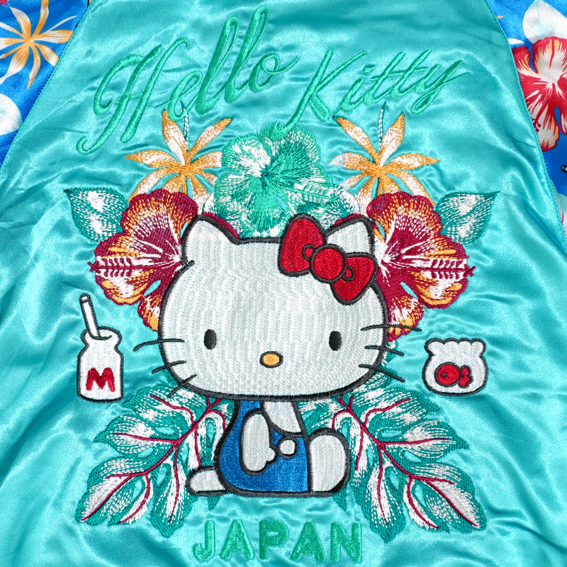 hKSJ-504K ハローキティプリント袖スカジャン