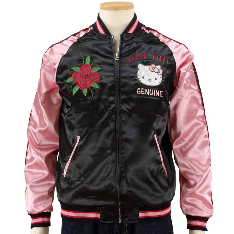 hKSJ-507 トランプハローキティ刺繍スカジャン