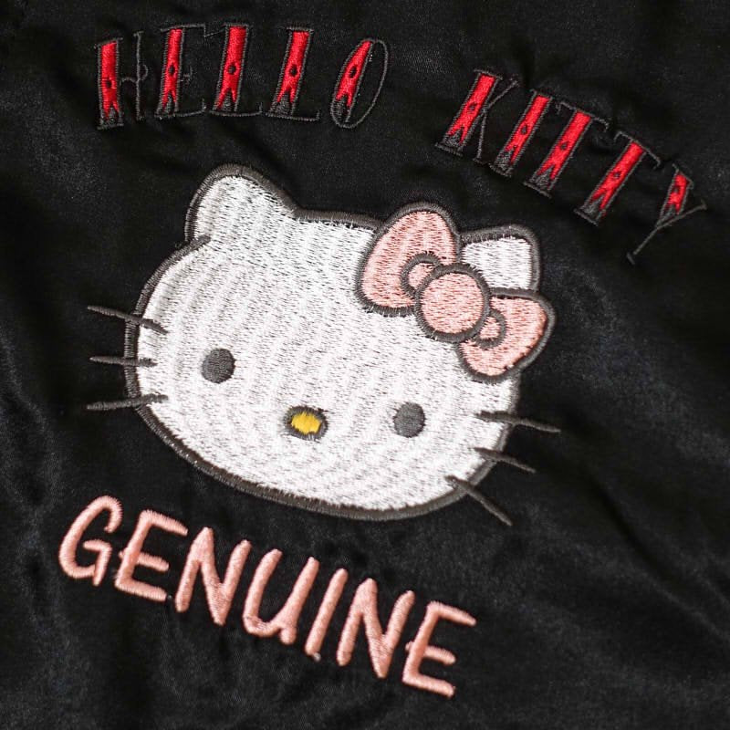 hKSJ-507 トランプハローキティ刺繍スカジャン