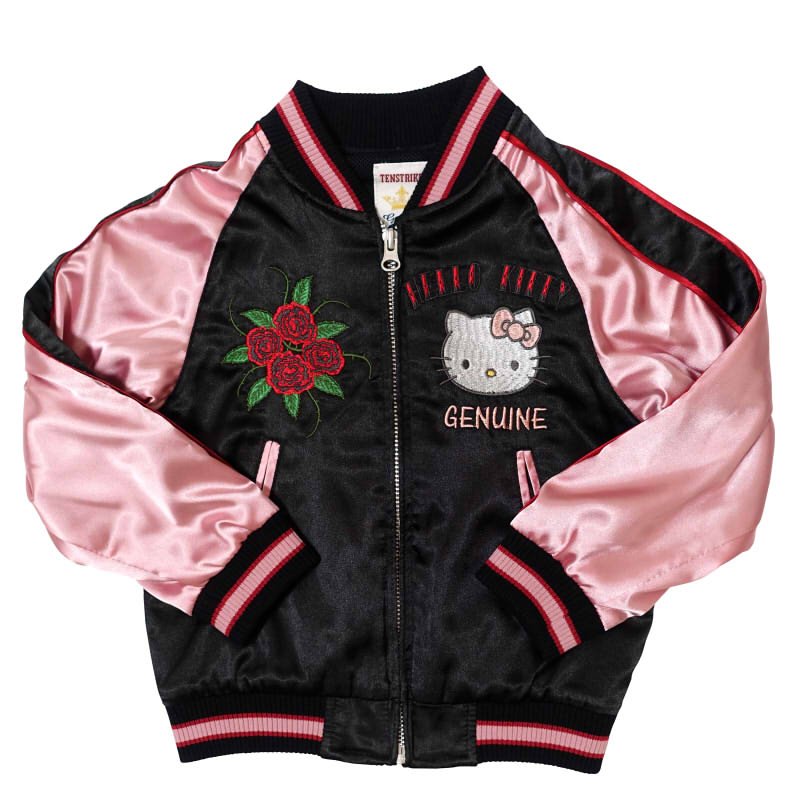 hKSJ-507 トランプハローキティ刺繍スカジャン