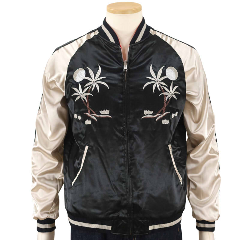 JSKJ-003 ハワイと龍刺繍リバーシブルスカジャン