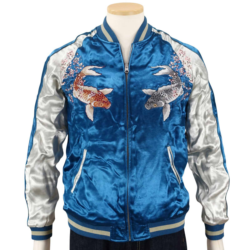 JSKJ-506 桜と鯉刺繍スカジャン