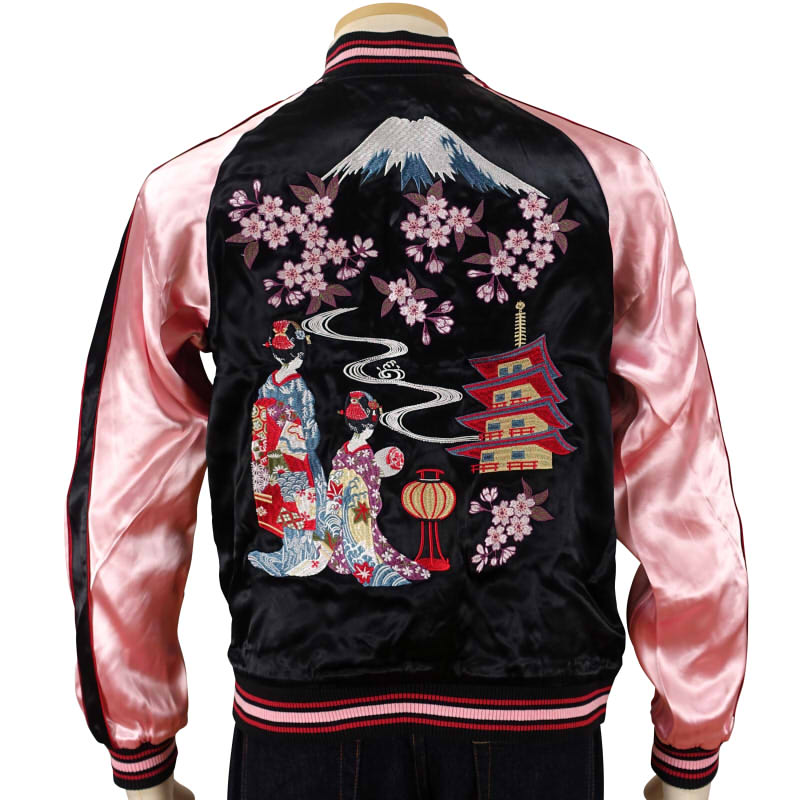 JSKJ-509 富士に舞妓刺繍スカジャン