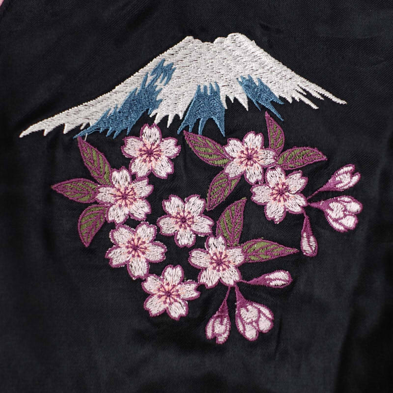 JSKJ-509 富士に舞妓刺繍スカジャン