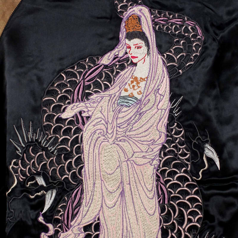 JSKJ-512 龍頭観音刺繍スカジャン