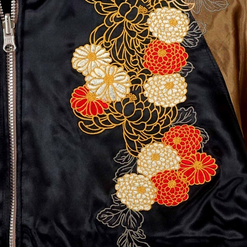 JSKJ-514 猫花魁刺繍スカジャン