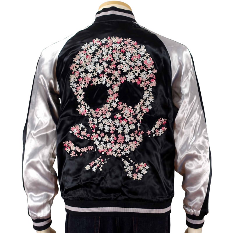 JSKJ-515 桜髑髏刺繍スカジャン