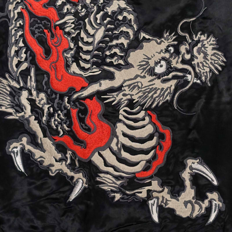 JSKJ-517 炎龍刺繍リバーシブルスカジャン