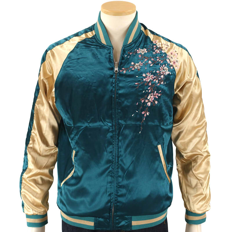 JSKJ-522 桜刺繍リバーシブルスカジャン