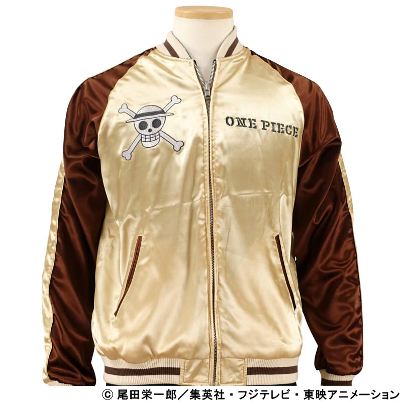 6/15 on sale ルフィ手配書刺繍スカジャン OPSJ-501 ONE PIECE × Switch Planning