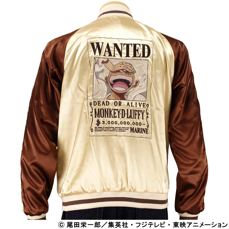 6/15 on sale ルフィ手配書刺繍スカジャン OPSJ-501 ONE PIECE × Switch Planning