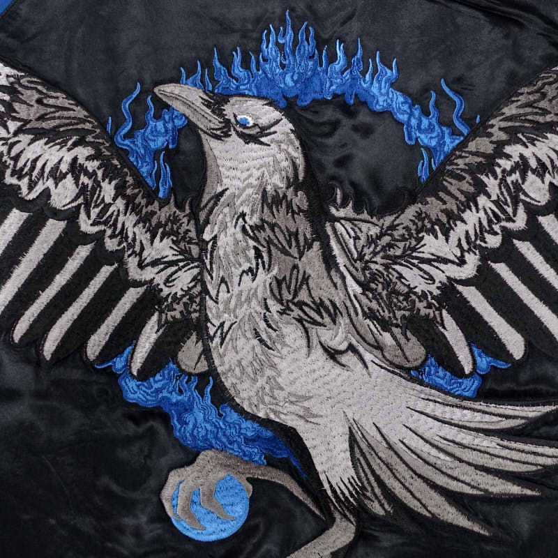 SKJ-015 八咫烏刺繍スカジャン